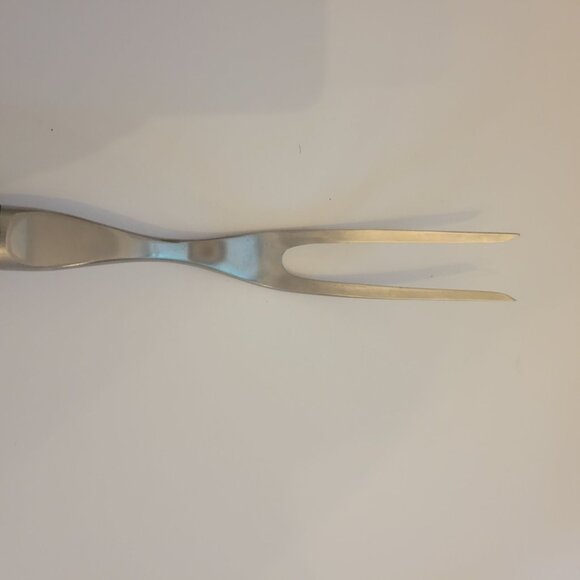 Ekco Fint Stainless Steel Meat Fork With Black Handle - Picture 2 of 4